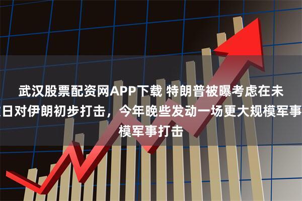 武汉股票配资网APP下载 特朗普被曝考虑在未来数日对伊朗初步打击，今年晚些发动一场更大规模军事打击